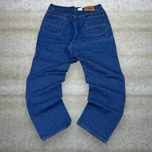 Vintage Y2K Red Kap Jeans 30x30 Relaxed Fit Dark Wash Work Wear Denim